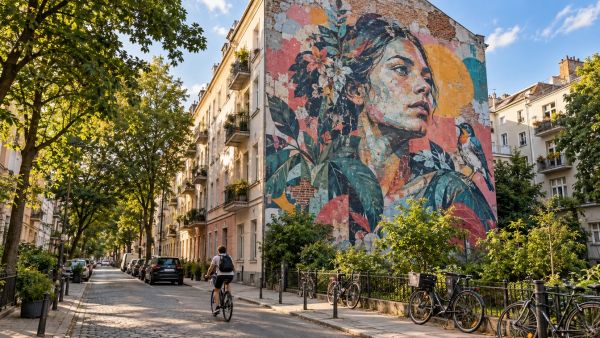 Top villes européennes pour un art mural inspirant